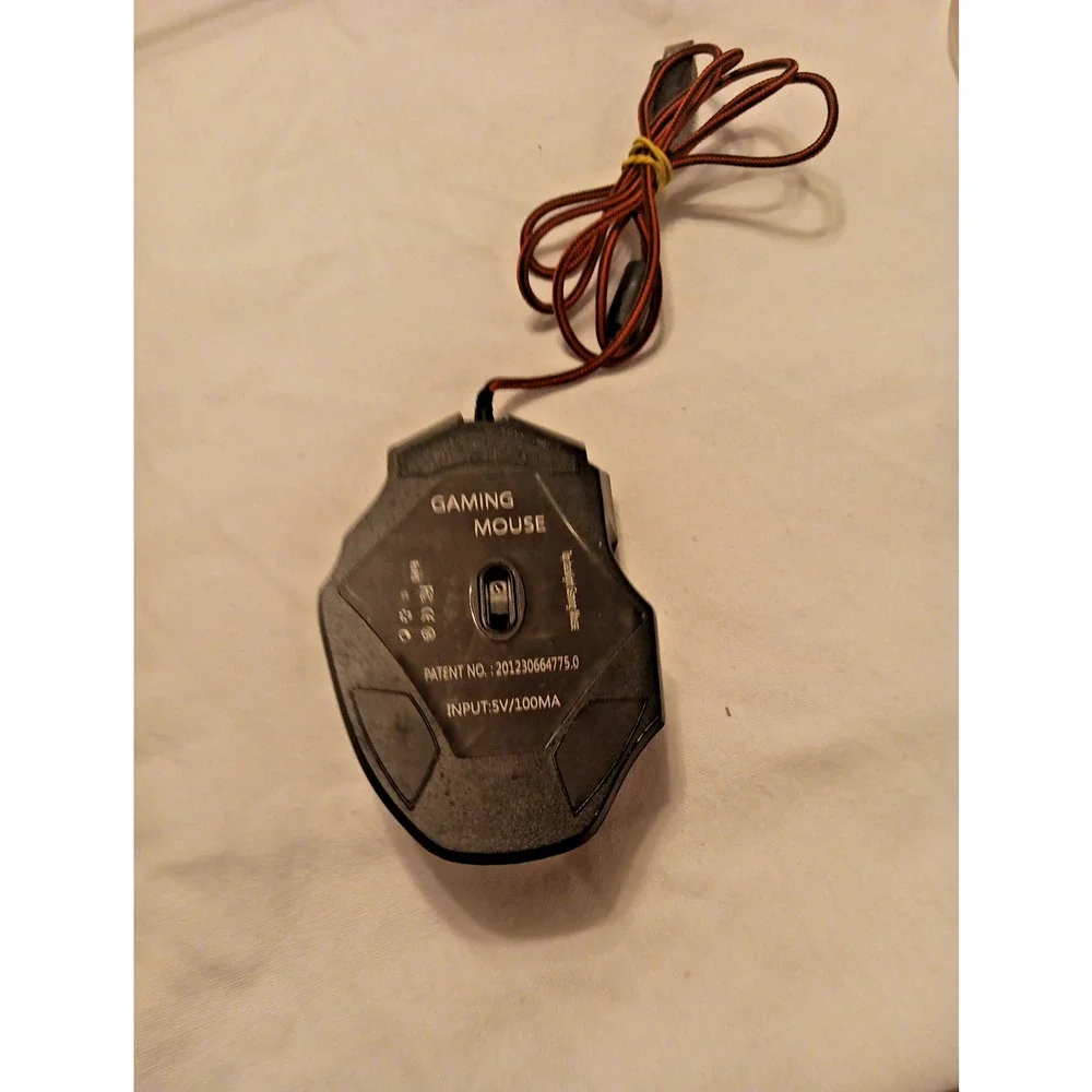 7 Buttons USB Wired Optical Game Gaming Mouse Light Computer Mouses For PC games